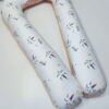 8896493009-2 Ксенчик-Птенчик Подушка для беременных для сна U, плюш + хлопок